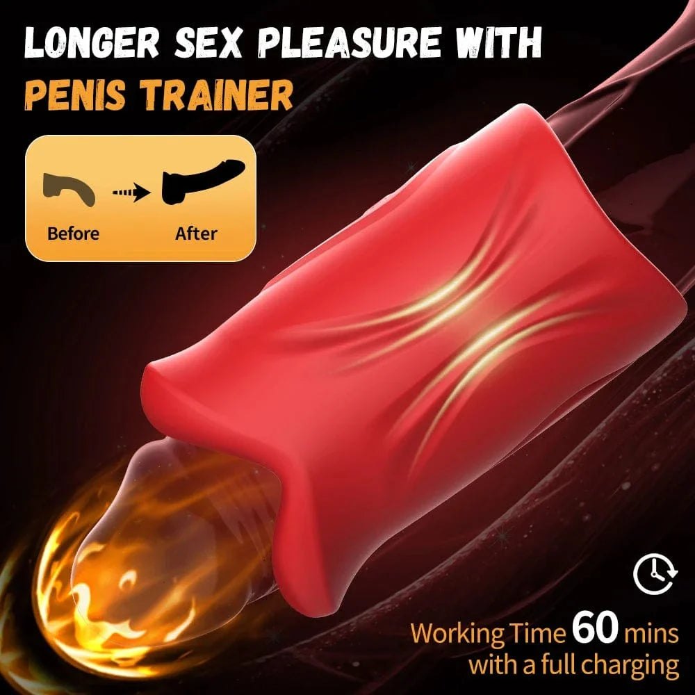 Red app controlled lips masturbator, photo 8
