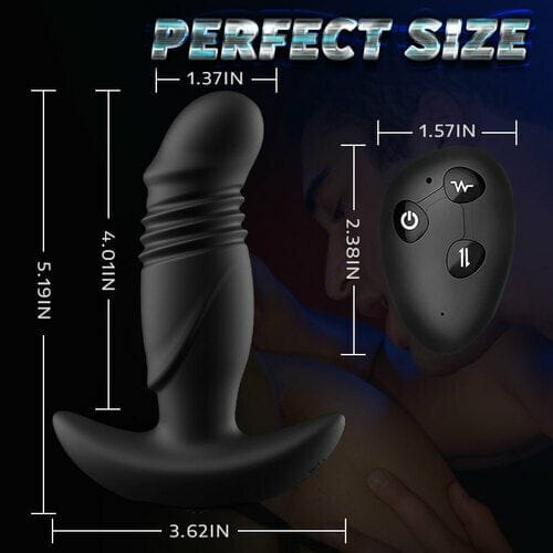 Black app-controlled prostate massager, photo 4