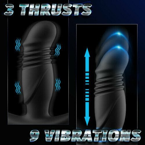 Black app-controlled prostate massager, photo 6