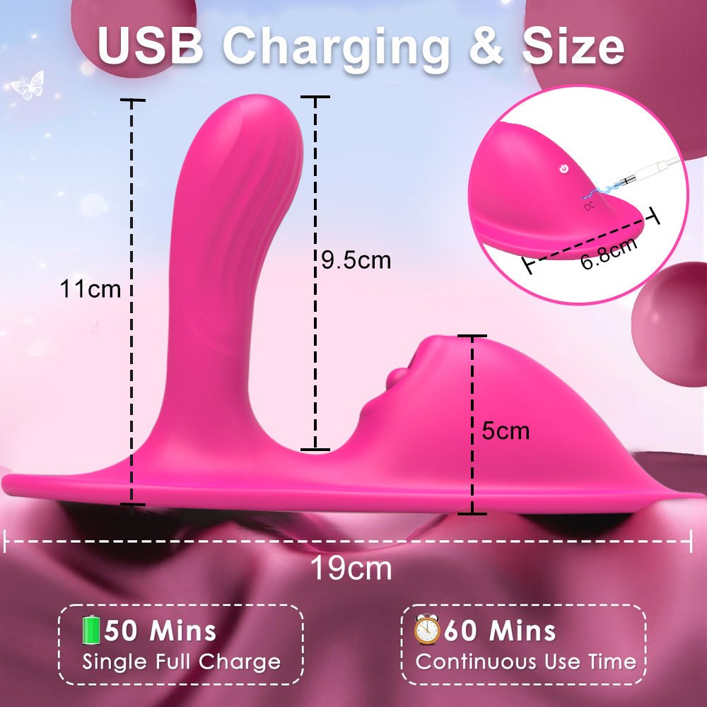 App-controlled riding cushion vibrator on white background, photo 11