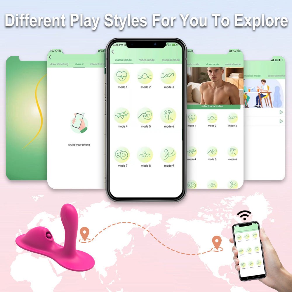 App-controlled riding cushion vibrator on white background, photo 7