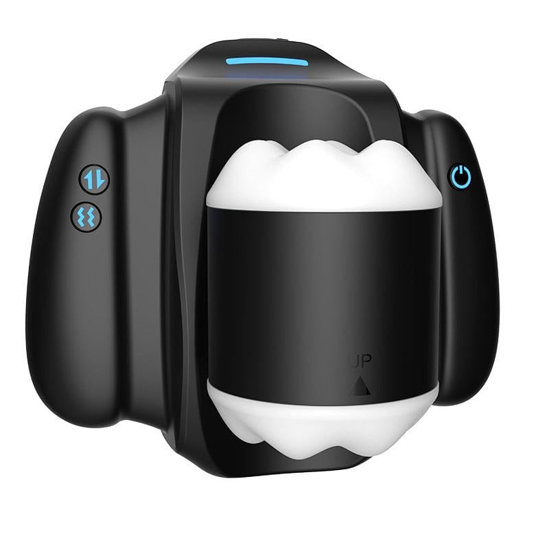 Black app controlled robotic male masturbator, photo 6