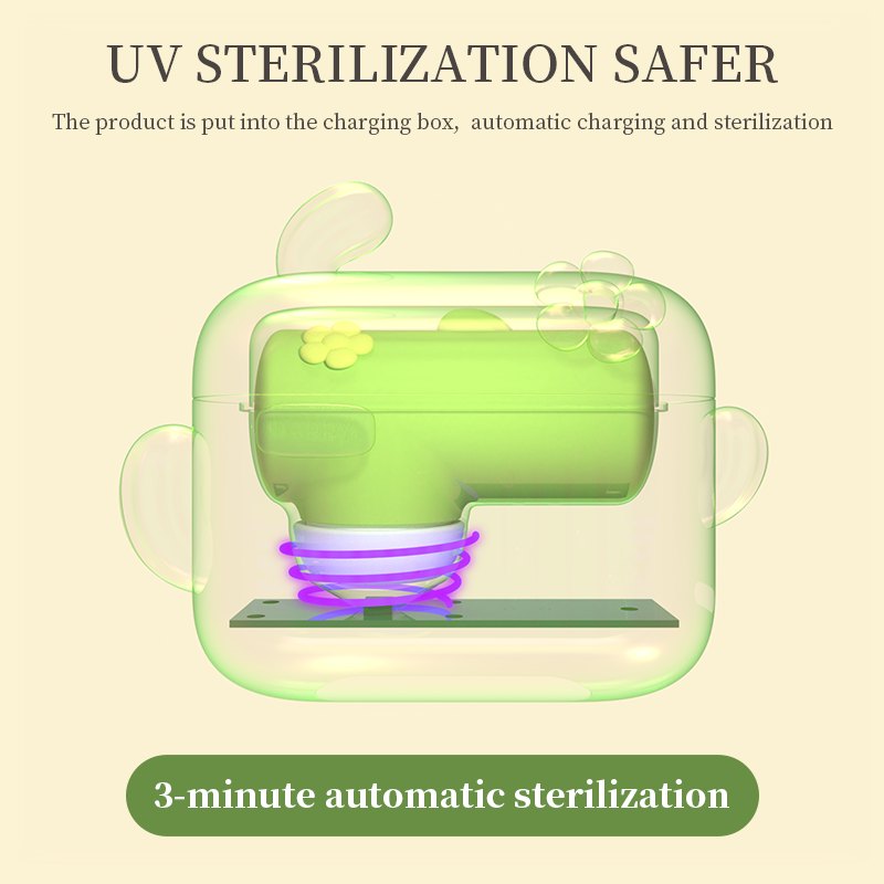 Green silicone app controlled suction and egg clitoral vibrator set, photo 5