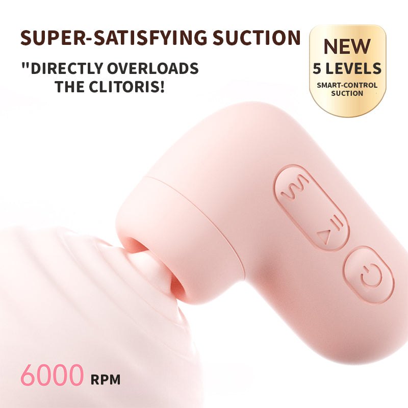 Pink silicone app controlled suction and egg vibrator, photo 3
