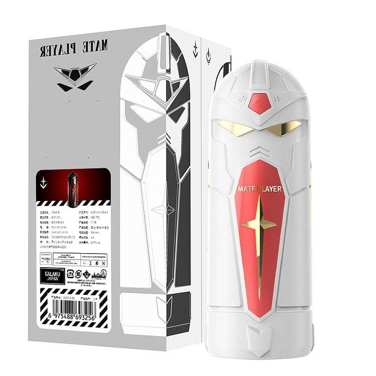 White & Red app controlled suction masturbator
