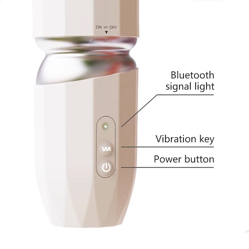 White telescopic sex machine, photo 5