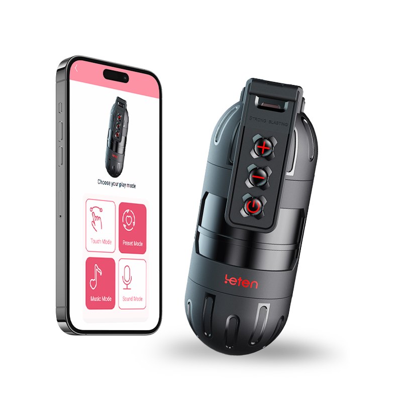 App-controlled vibrating masturbator cup, photo 1