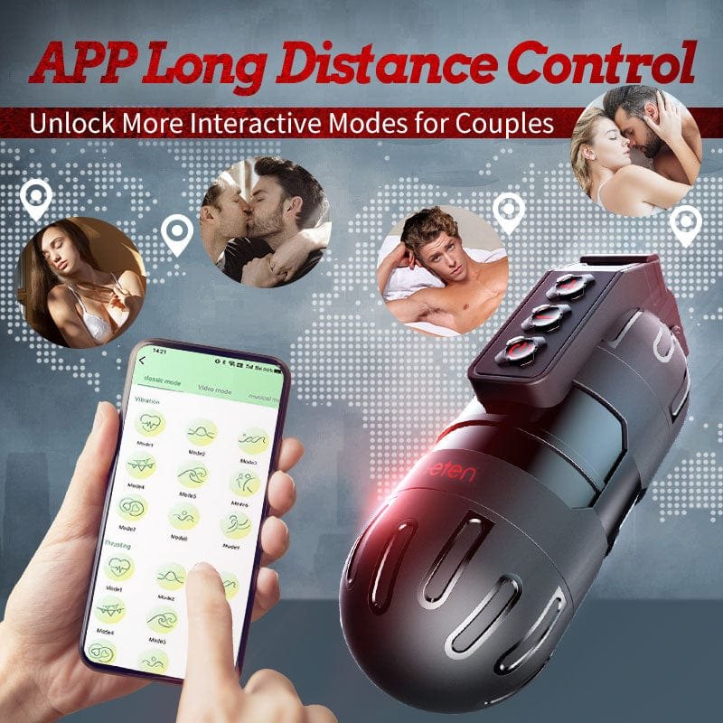 App-controlled vibrating masturbator cup, photo 5