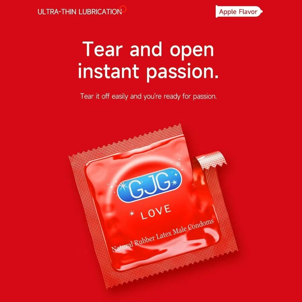 Apple flavor latex condoms, photo 1
