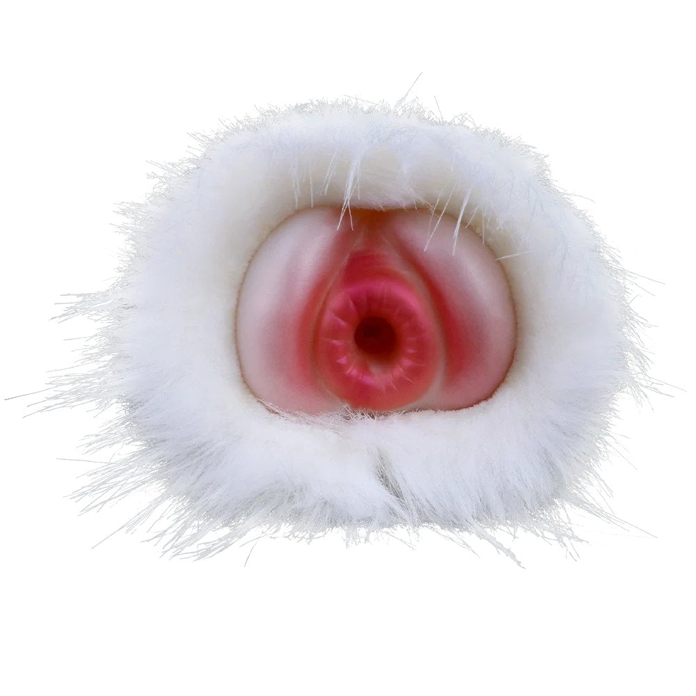 White fur masturbator, single entry, photo 6