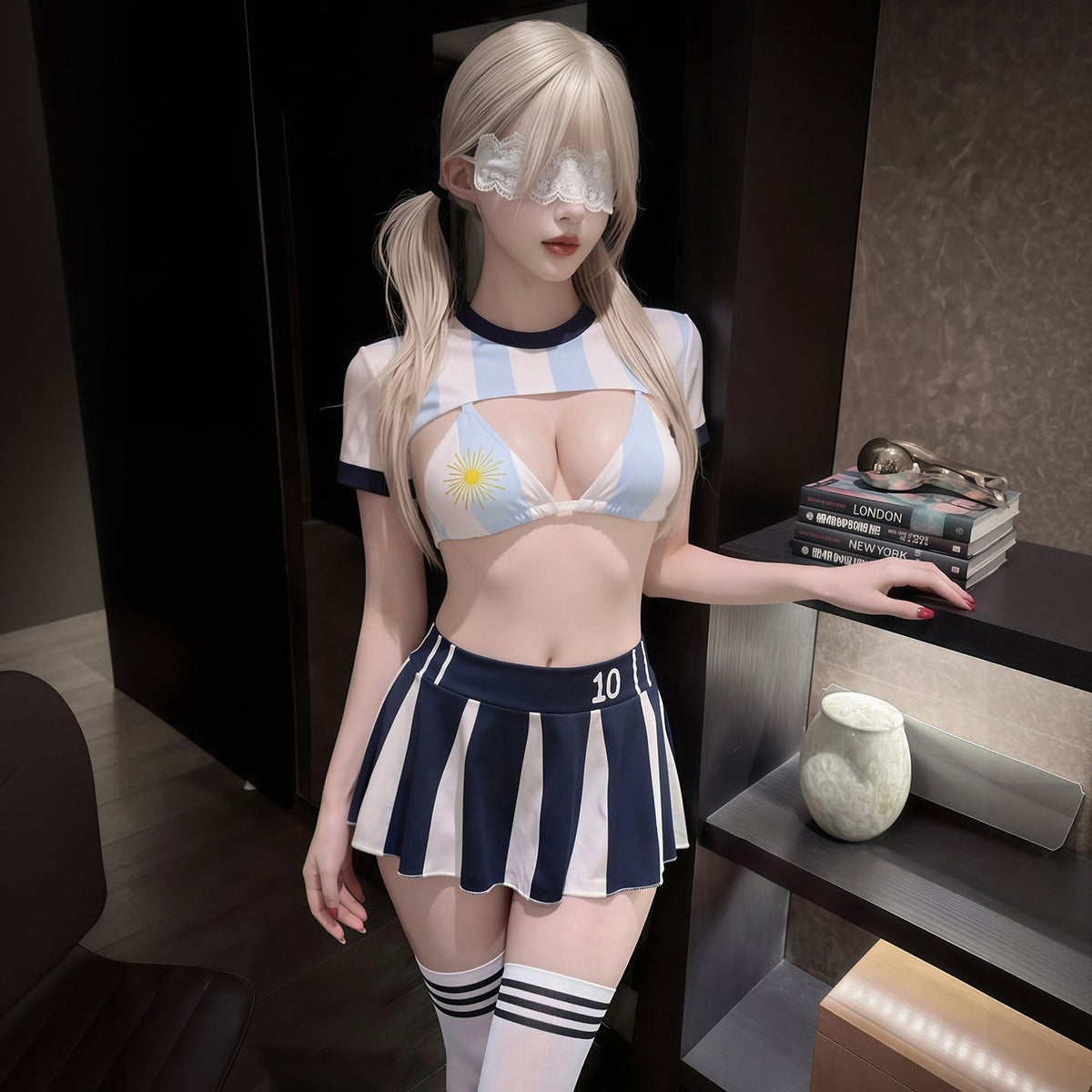 Argentina flag football roleplay costume set, photo 3