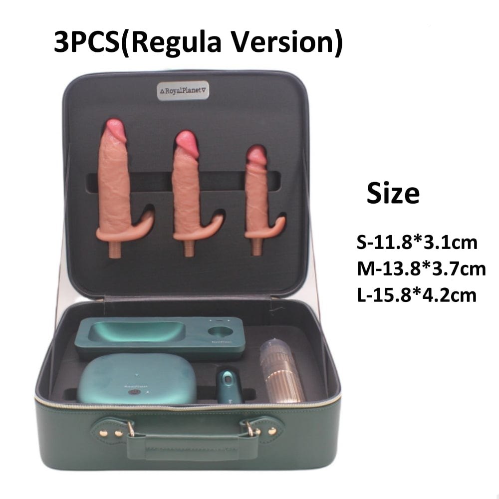 Dark Green wine red assembling thrusting sex machine