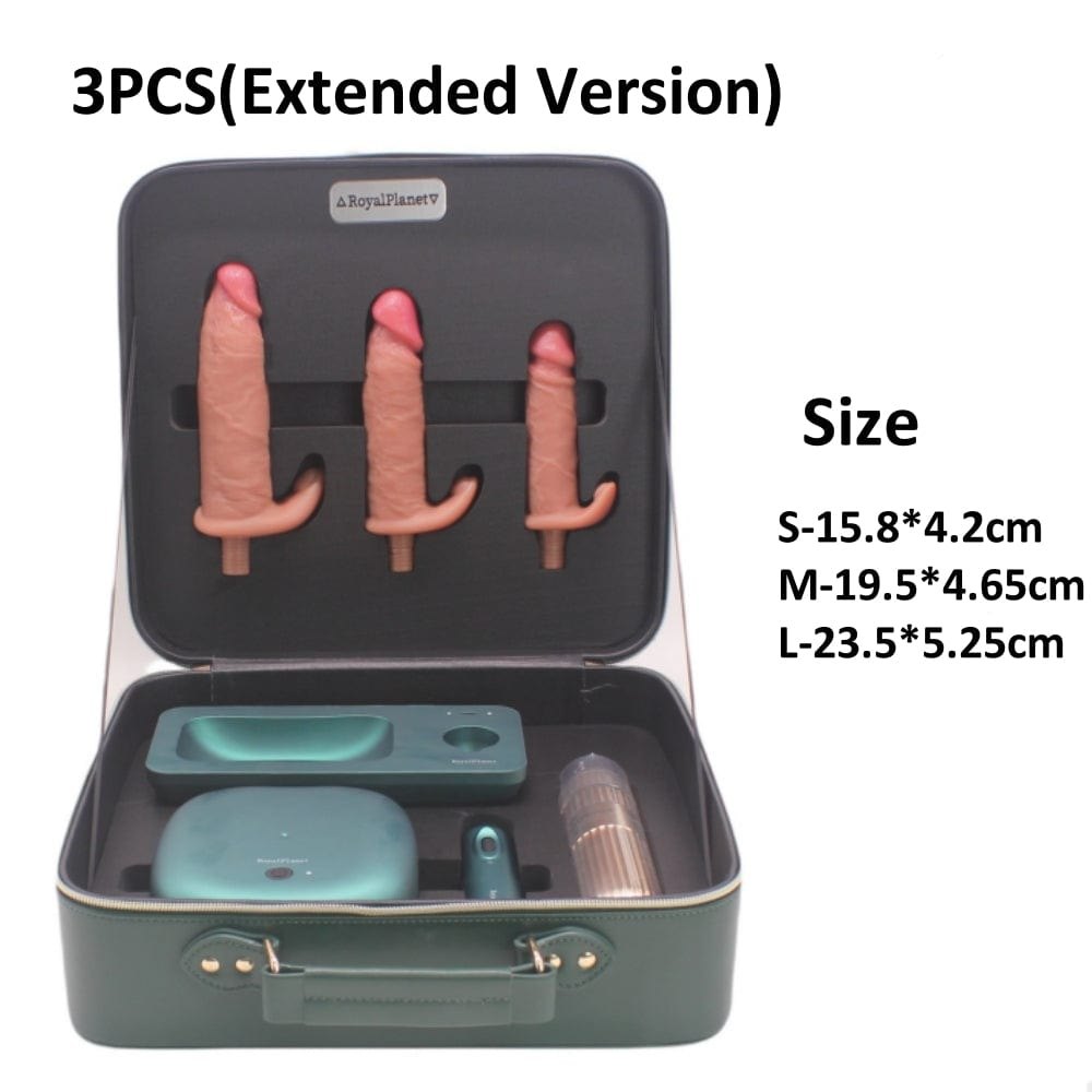 Dark Green wine red assembling thrusting sex machine