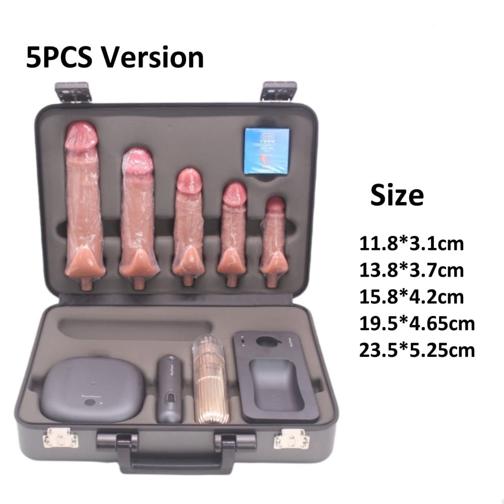 Gray wine red assembling thrusting sex machine
