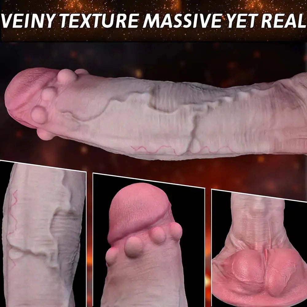 Flesh-tone dual density realistic dildo, photo 5