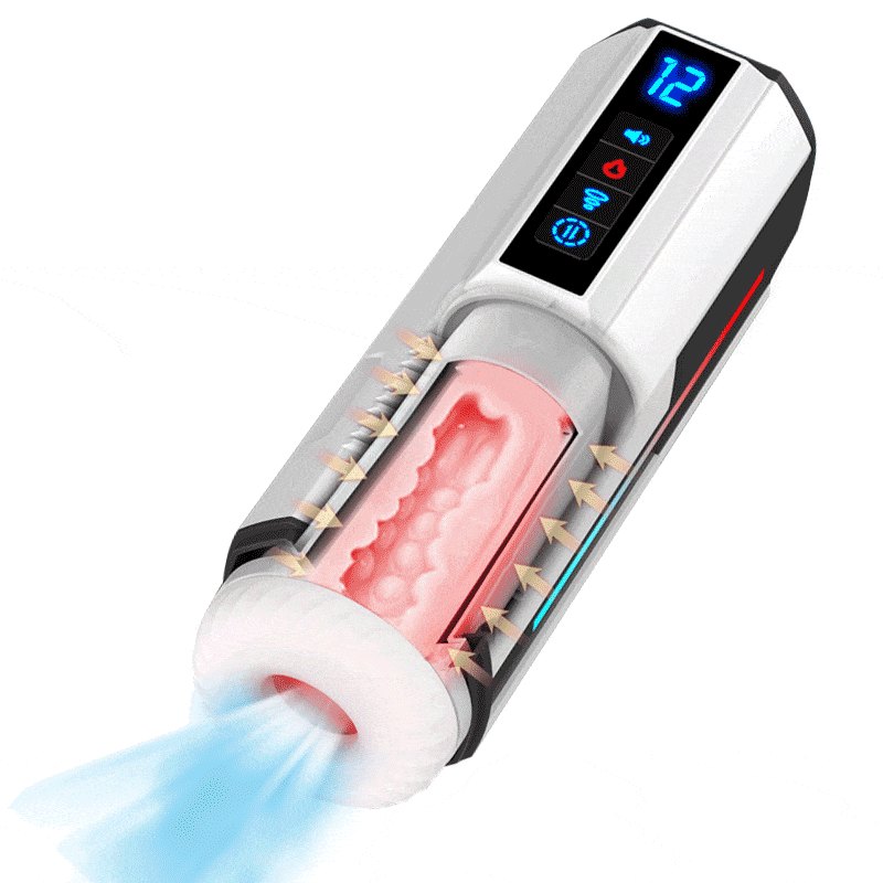 White auto-suction male masturbator, photo 1
