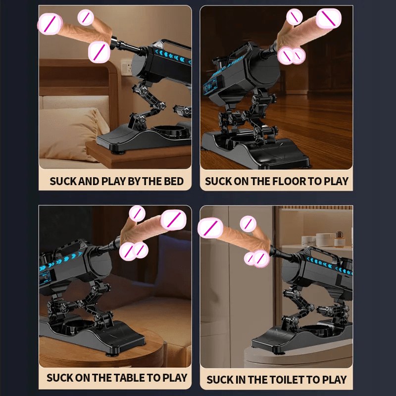 Black auto-thrust sex machine, photo 4