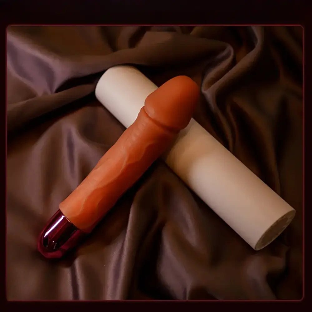 Brown automatic thrusting dildo, photo 3