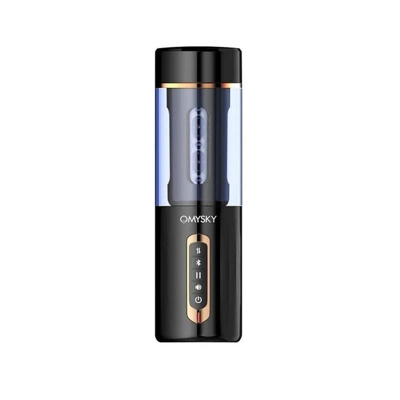 Black auto thrusting sound masturbator, photo 2