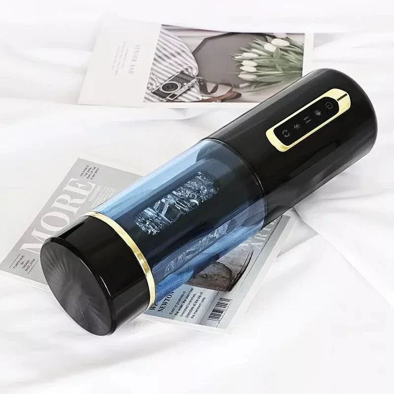 Black auto thrusting sound masturbator, photo 8