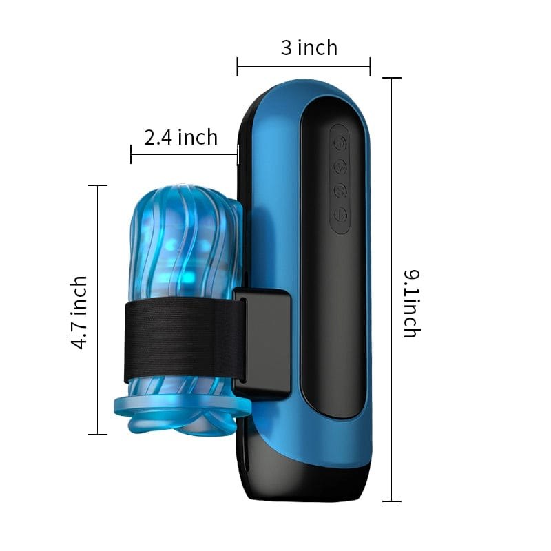 Black auto thrusting male masturbator stroker, photo 6