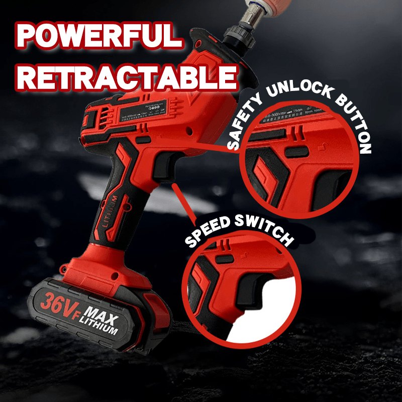 Red automatic retractable sex machine, photo 3