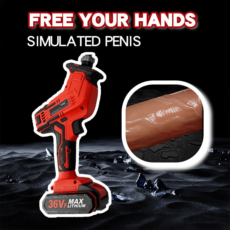 Red automatic retractable sex machine, photo 4