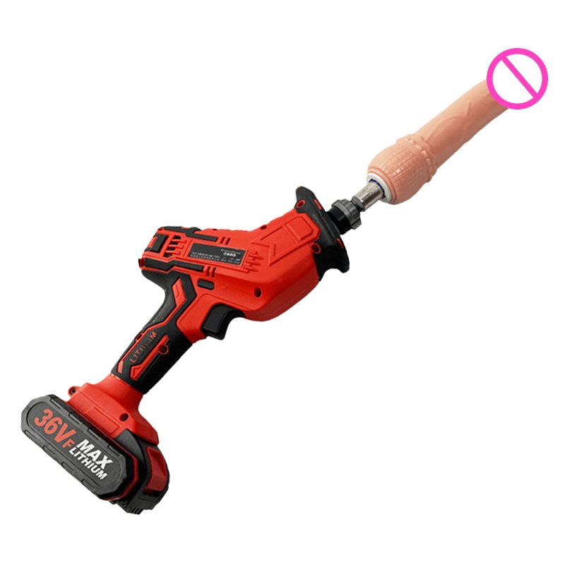 Red automatic retractable sex machine, photo 6