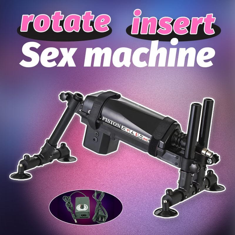 Black automatic rotating thrusting sex machine, photo 2