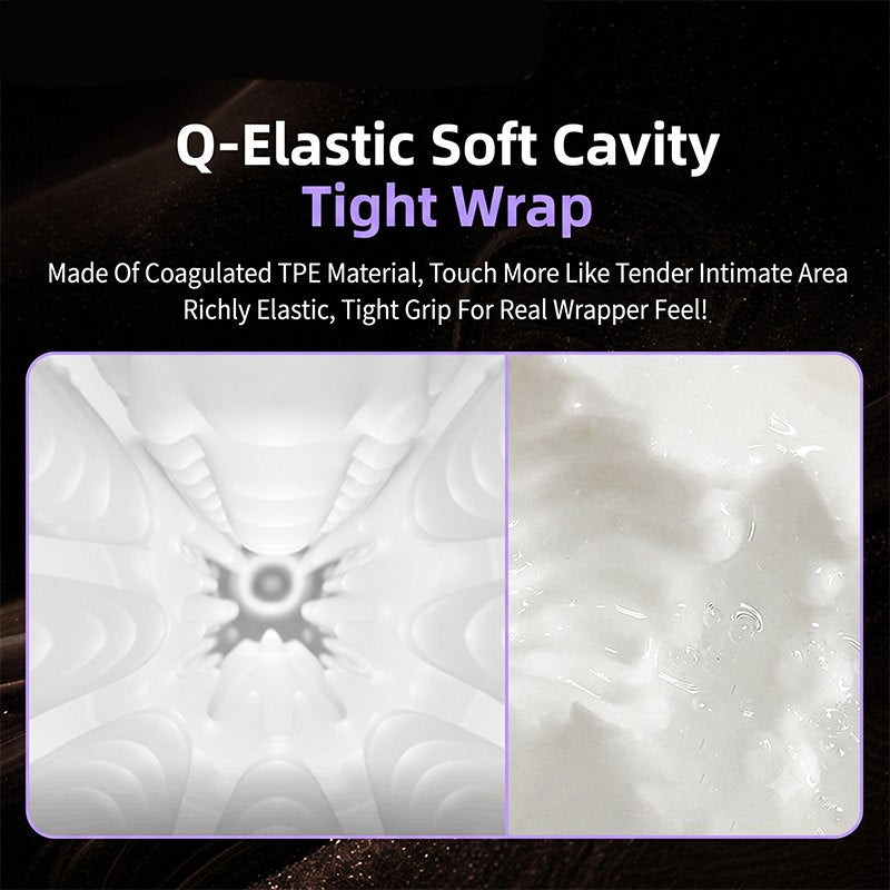 Purple automatic thrusting male masturbator, photo 5
