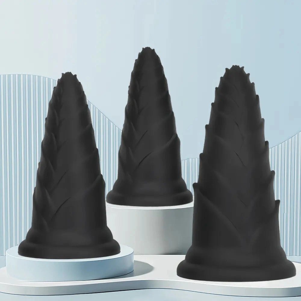 Bamboo shoot graduated silicone anal plug, photo 14