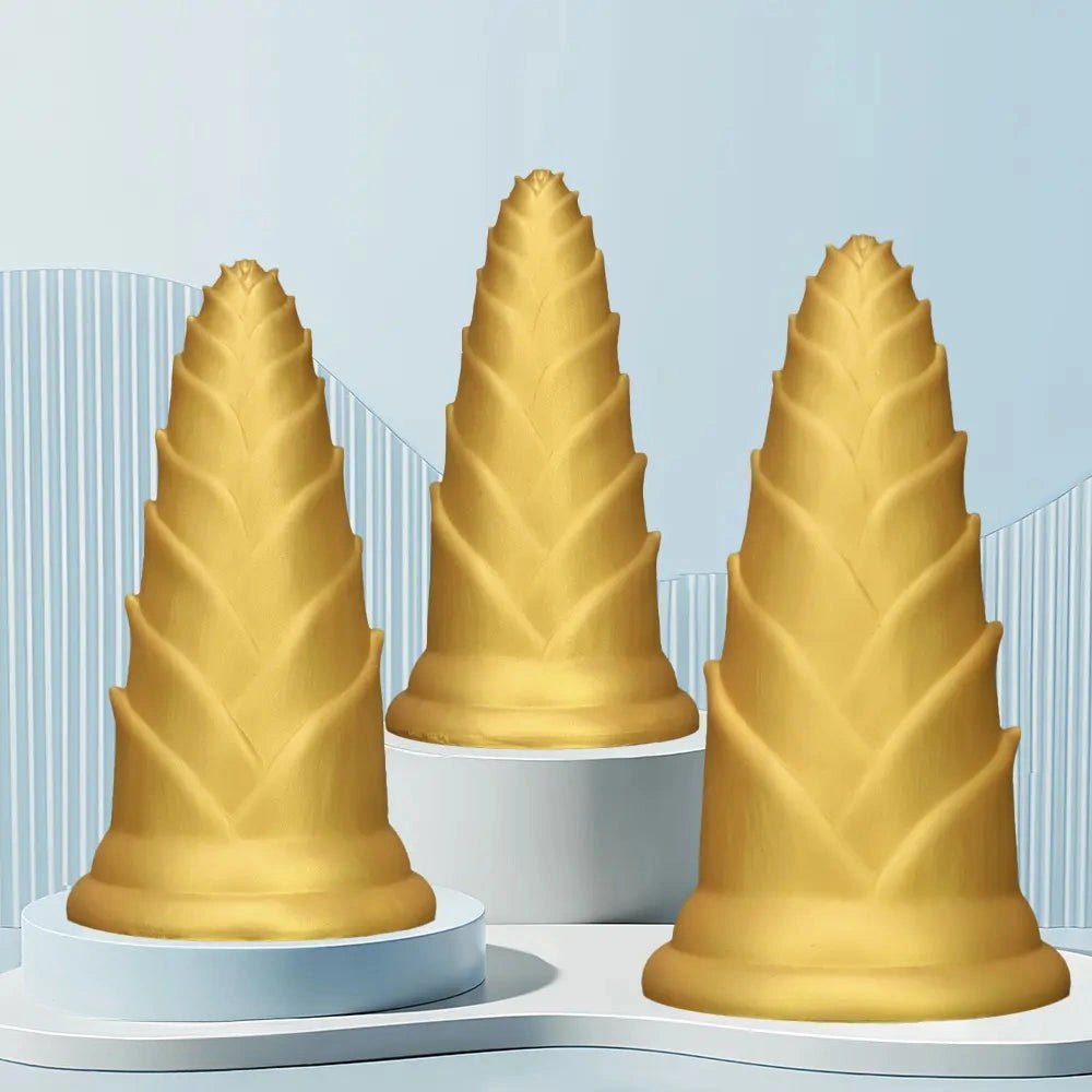Bamboo shoot graduated silicone anal plug, photo 2