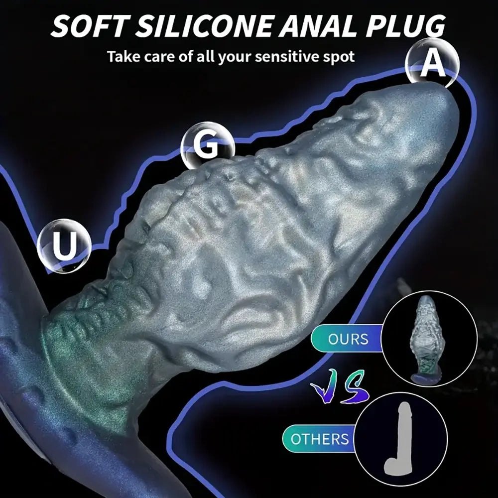 Textured bandage skull wearable dildo, photo 5