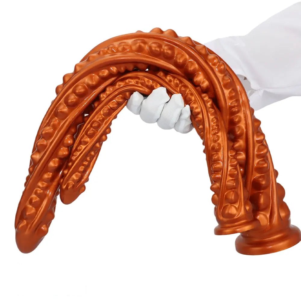 Barbed ribbed silicone anal plug, photo 13
