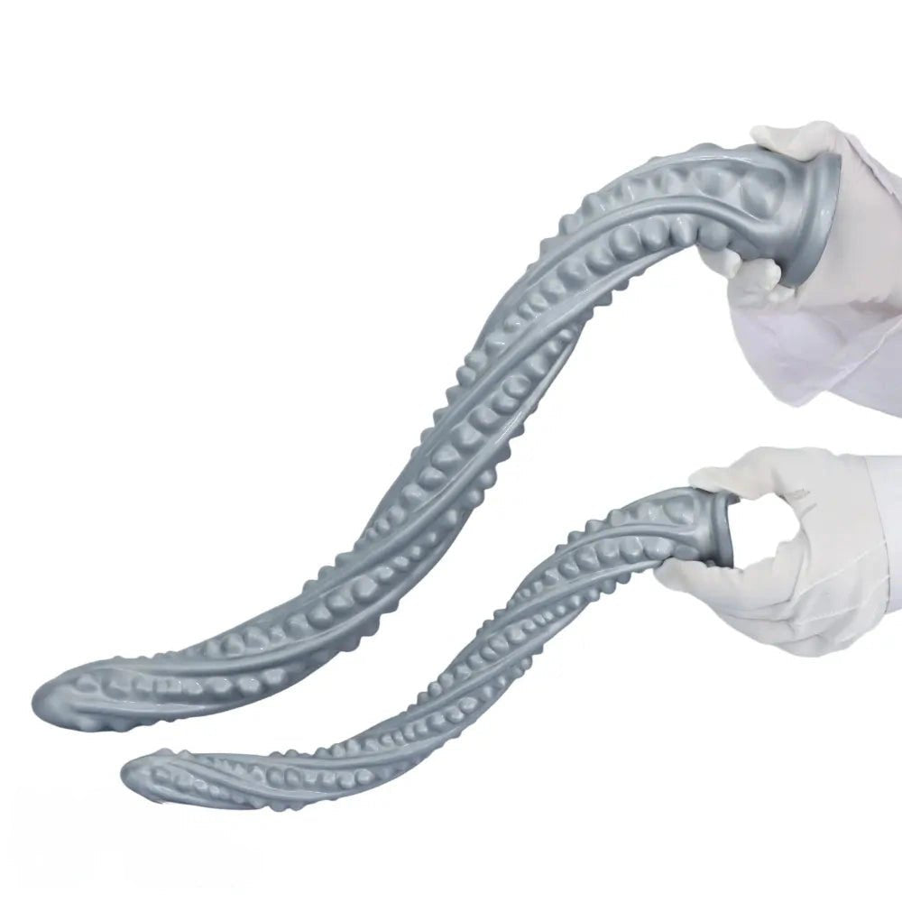 Barbed ribbed silicone anal plug, photo 6