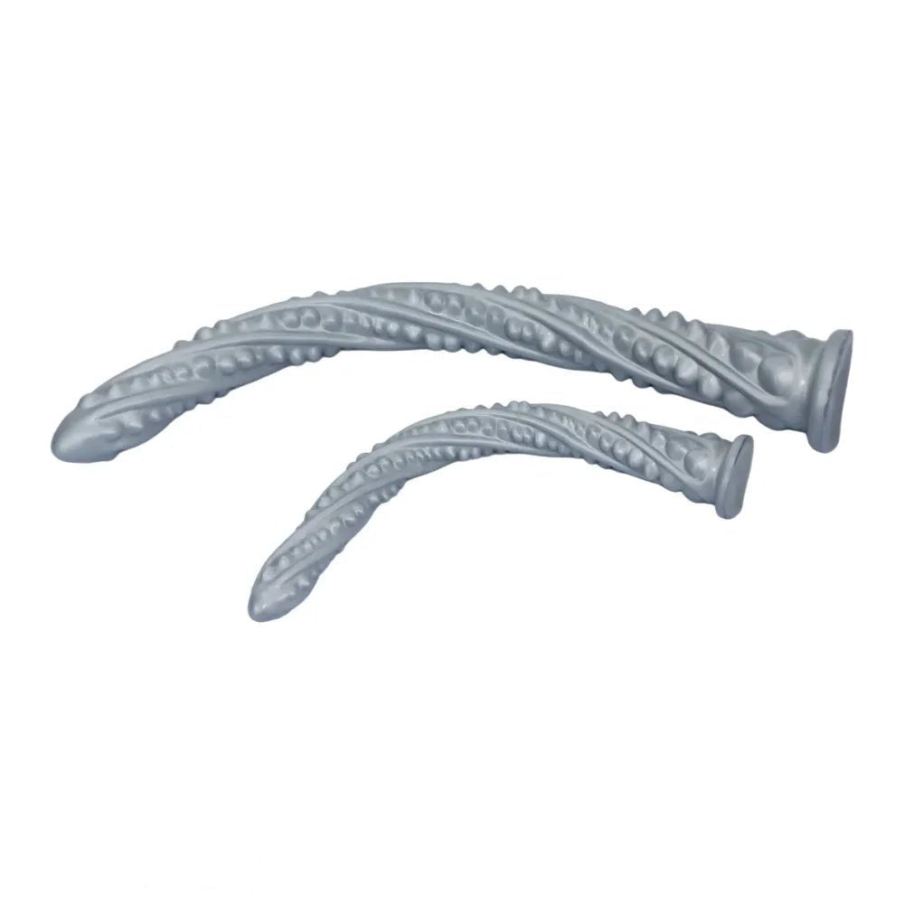 Barbed ribbed silicone anal plug, photo 7