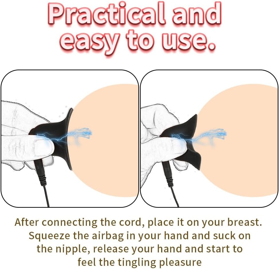 Black silicone suction nipple shock clamps, photo 4