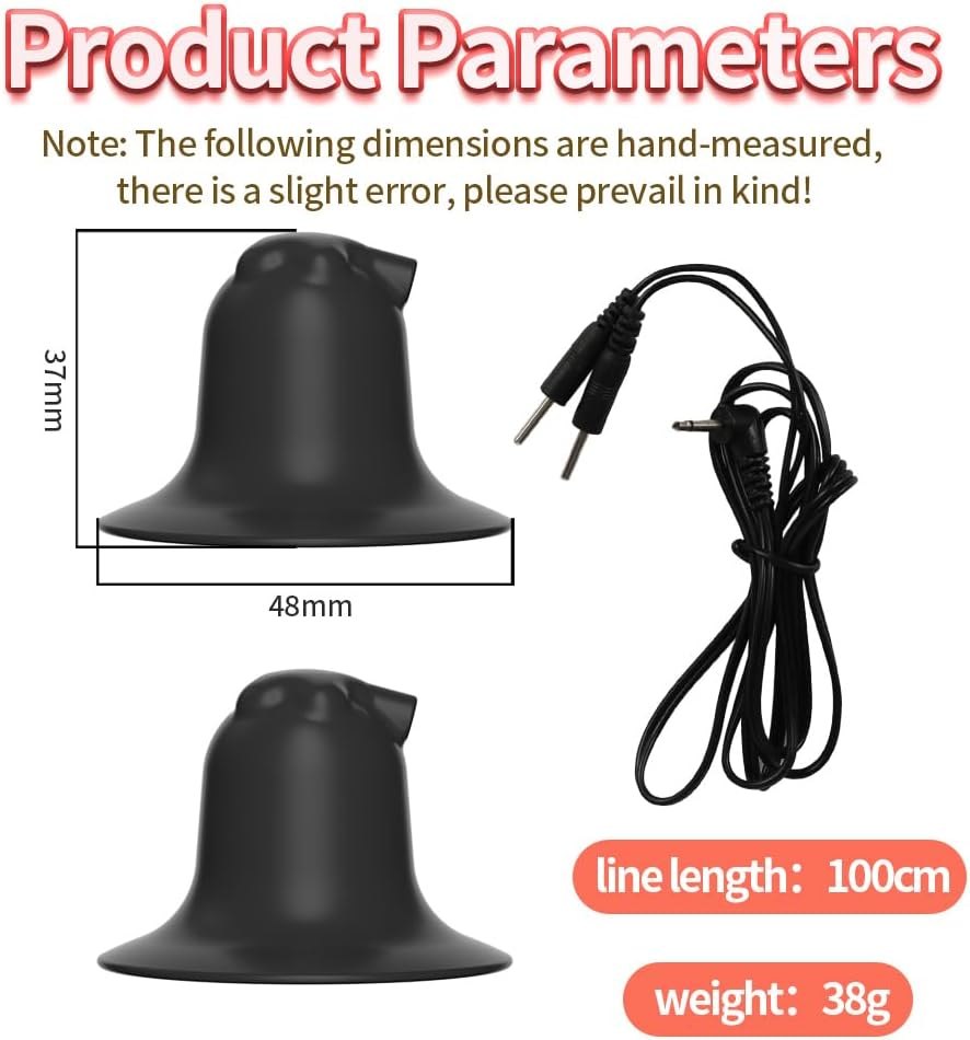 Black silicone suction nipple shock clamps, photo 9