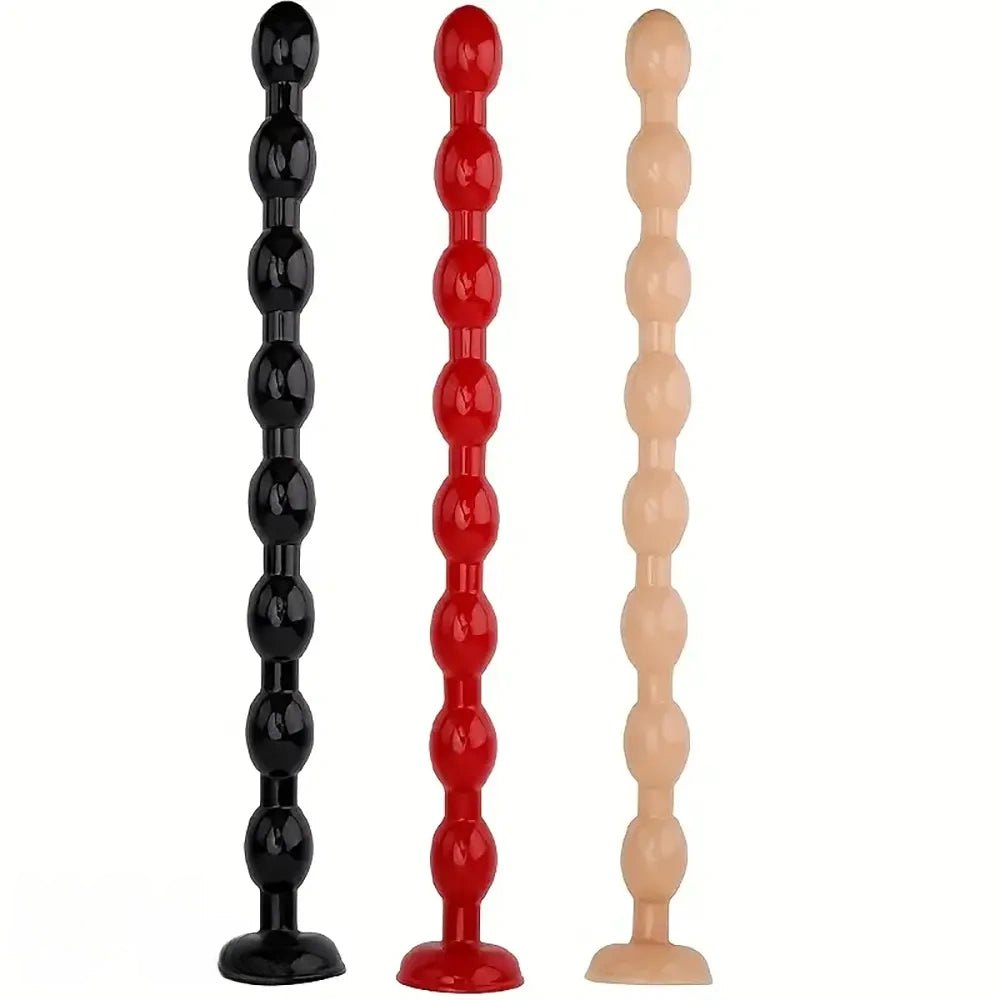 Beaded pvc anal chain dildo, photo 1
