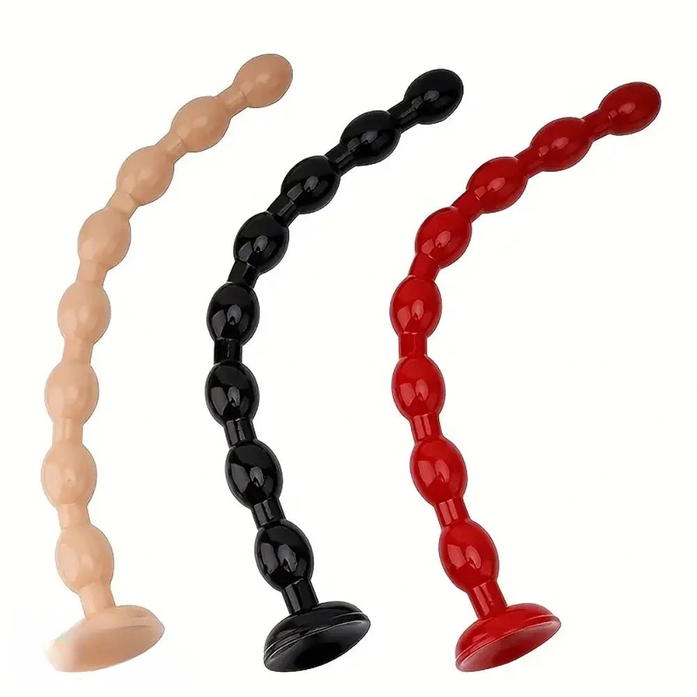 Beaded pvc anal chain dildo, photo 2
