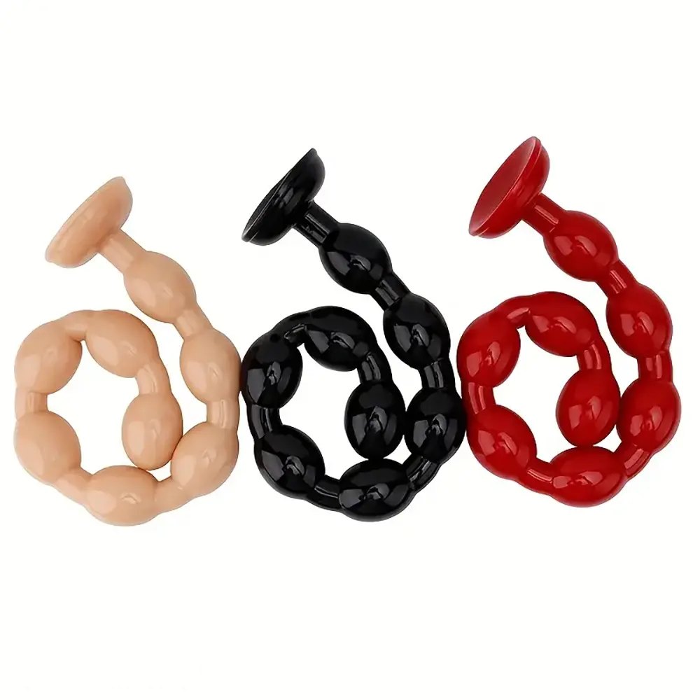 Beaded pvc anal chain dildo, photo 6