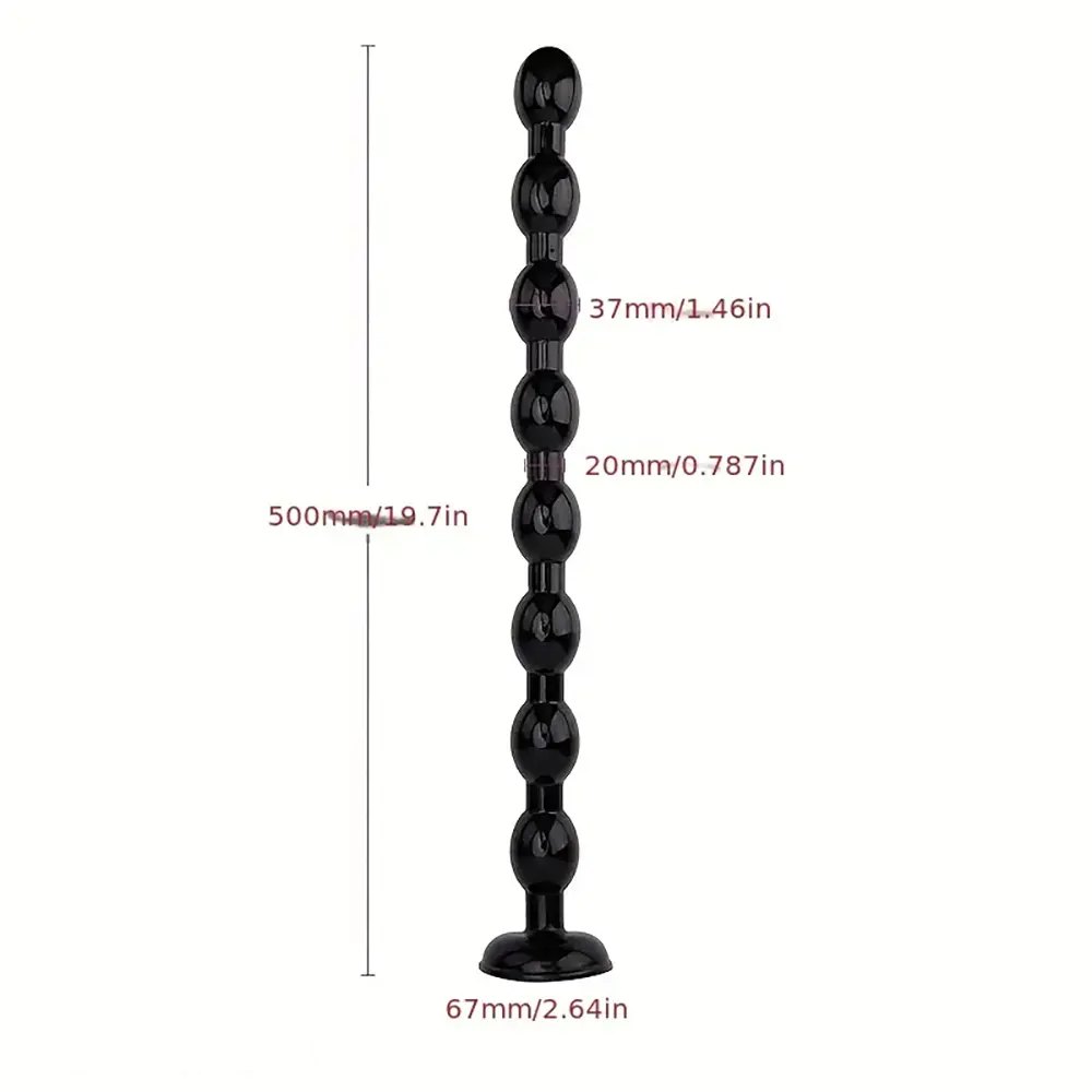 Beaded pvc anal chain dildo, photo 7