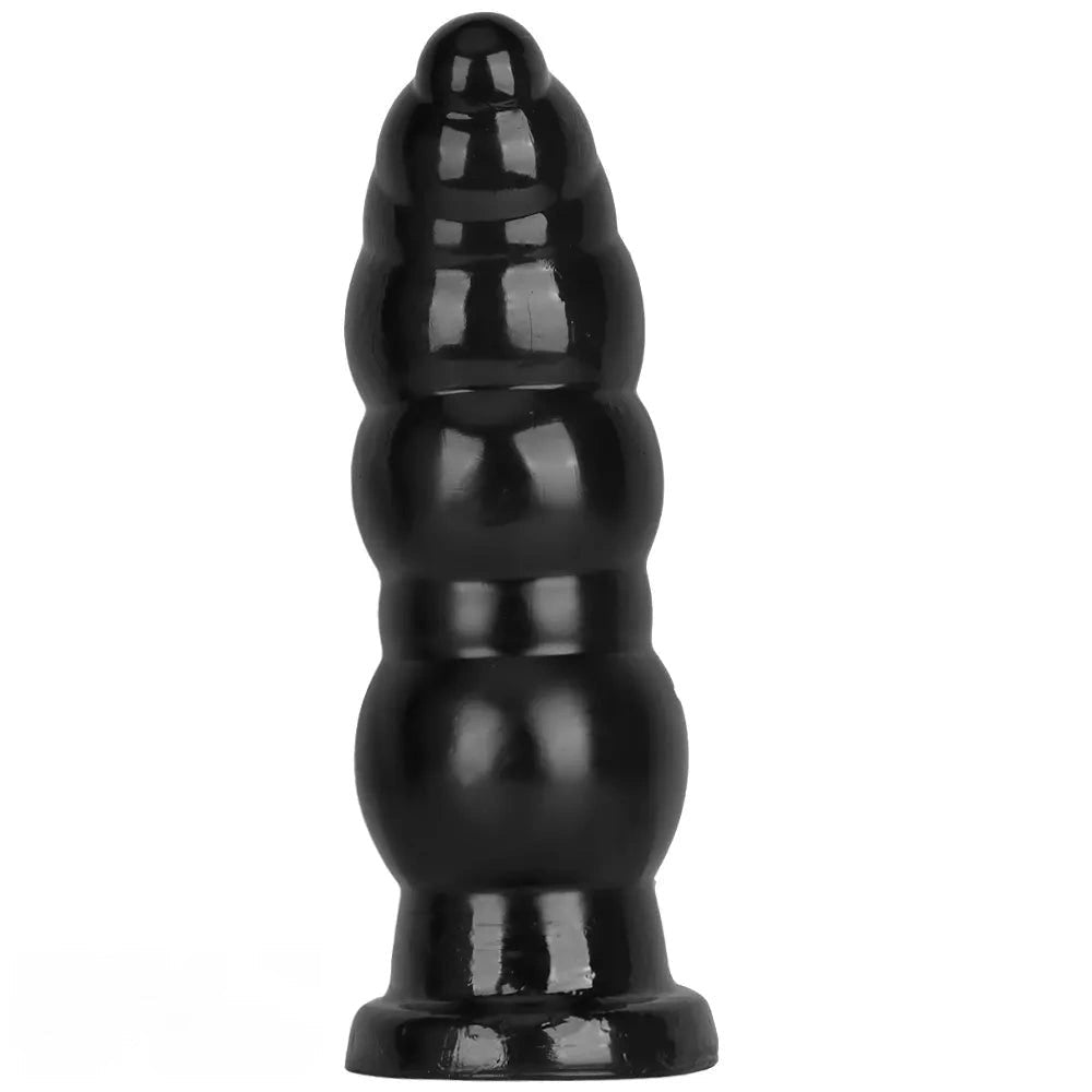 Black beaded pvc anal plug, photo 14