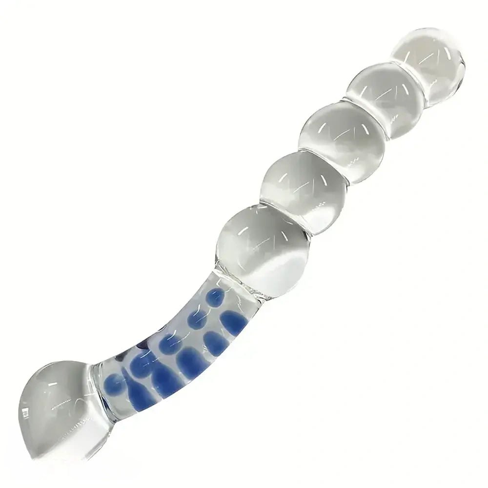 Beaded glass crystal dildo, photo 4