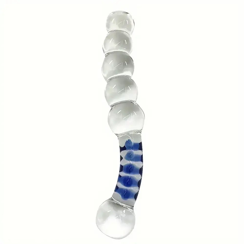 Beaded glass crystal dildo, photo 6