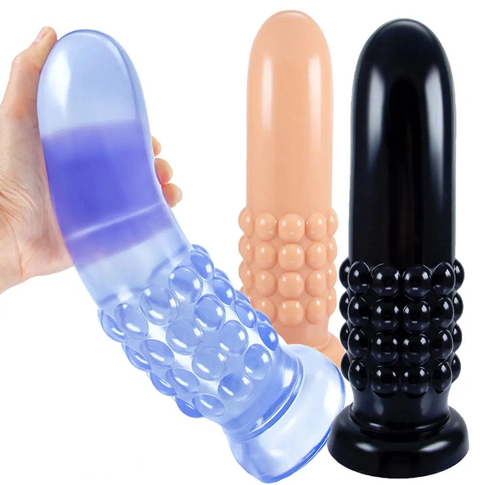 Beaded suction cup dildo, photo 13