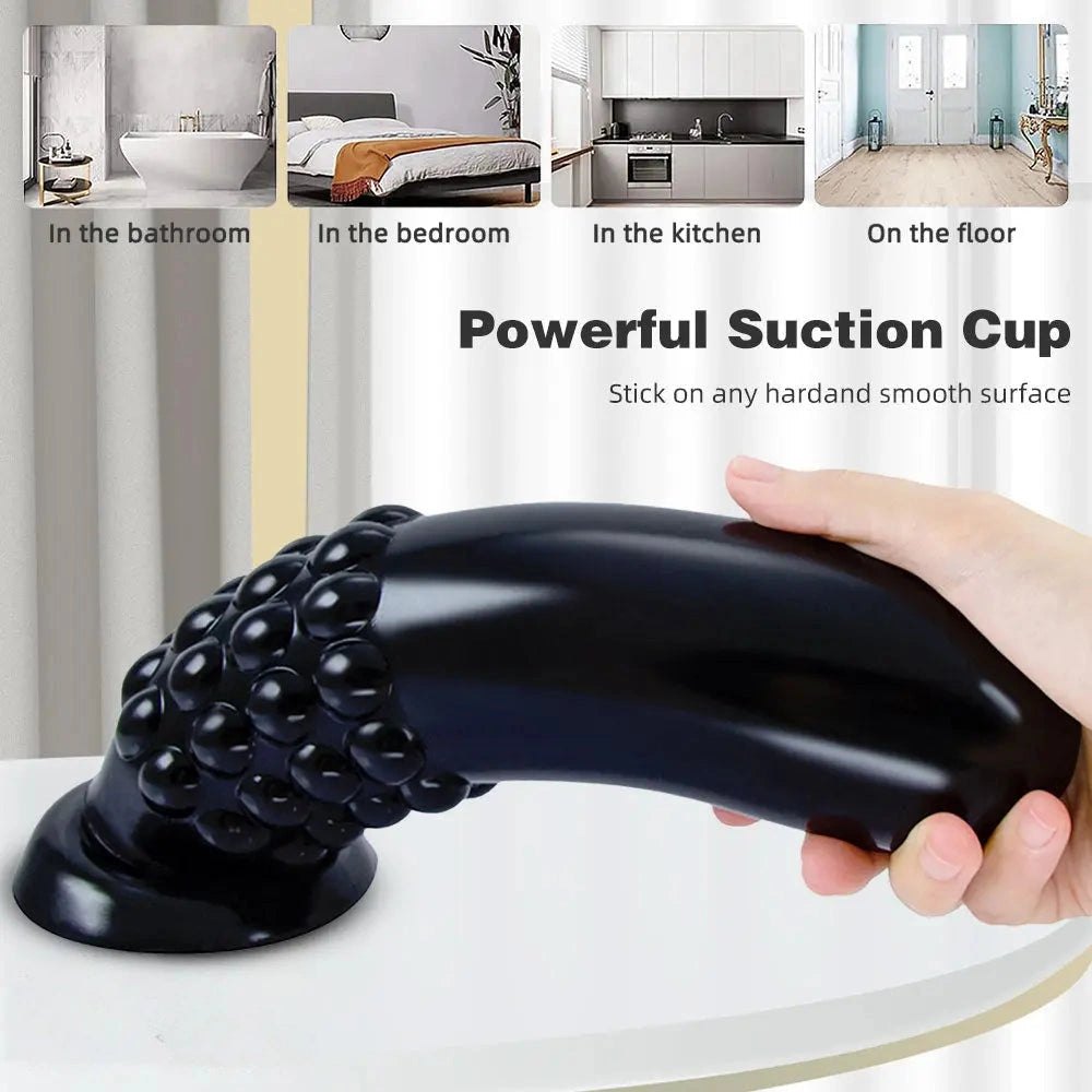 Beaded suction cup dildo, photo 2