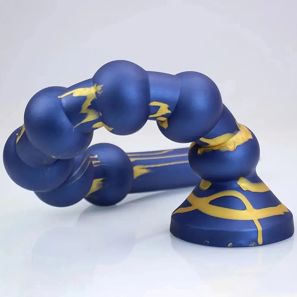 Mixed color beaded base large dildo, photo 3