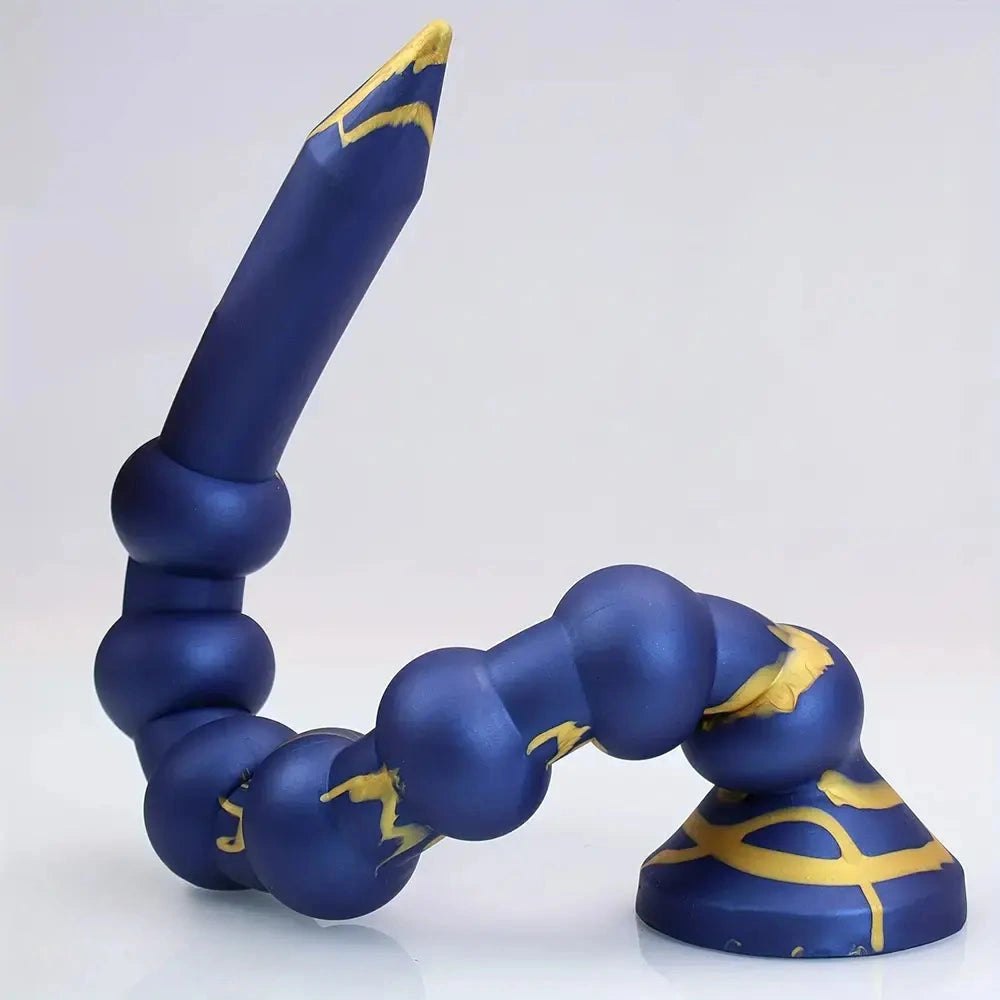 Mixed color beaded base large dildo, photo 6