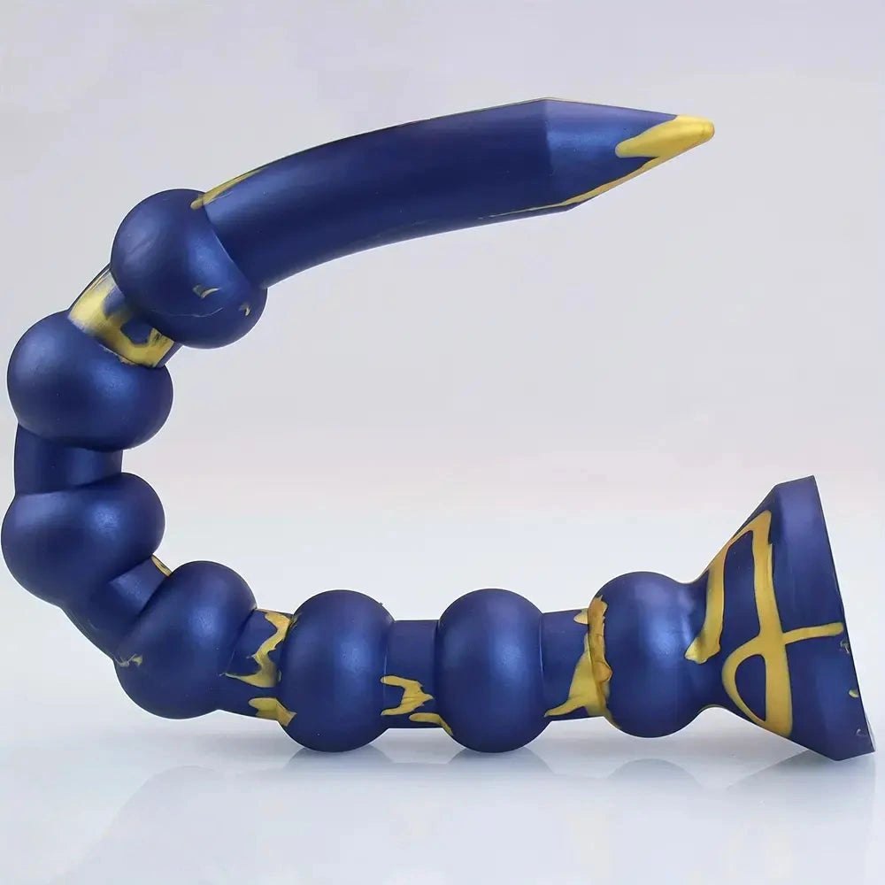 Mixed color beaded base large dildo, photo 7